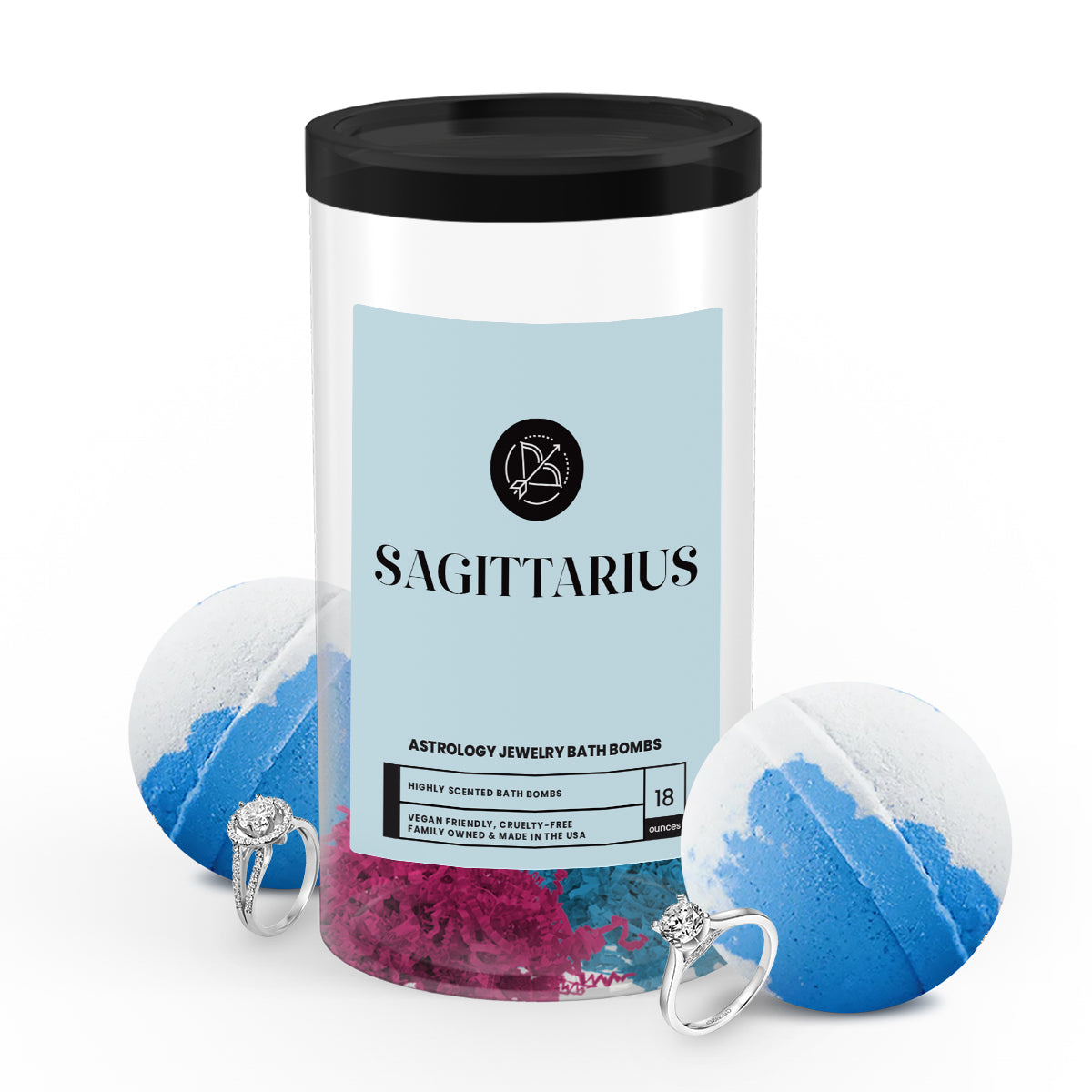 Sagittarius Astrology Jewelry Bath Bombs