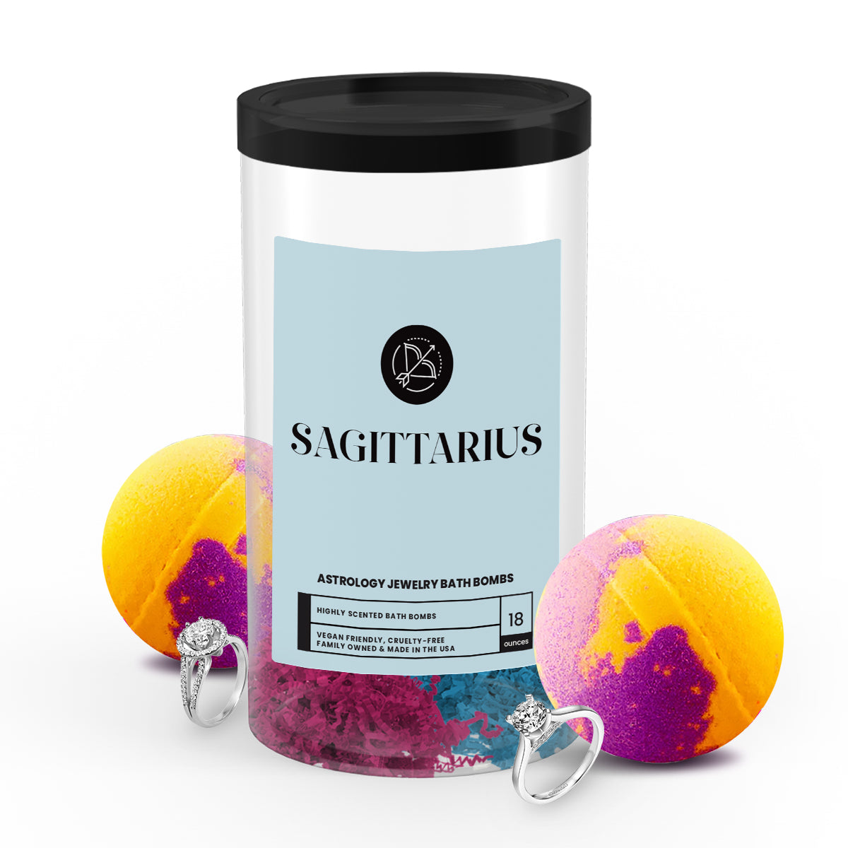 Sagittarius Astrology Jewelry Bath Bombs