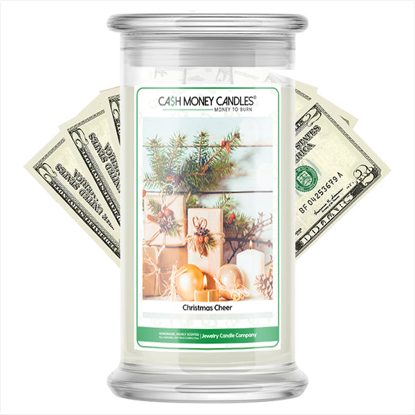 Christmas Cheer Cash Money Candles