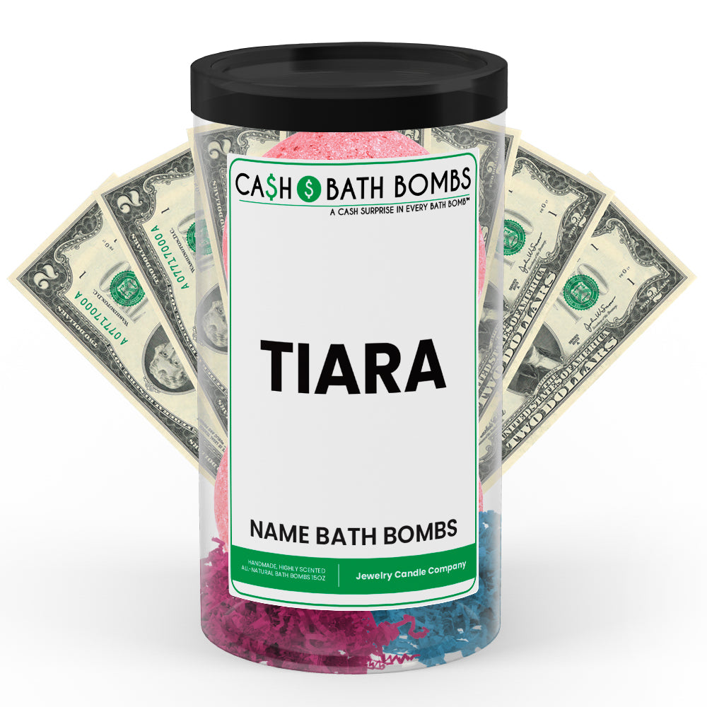 TIARA Name Cash Bath Bomb Tube