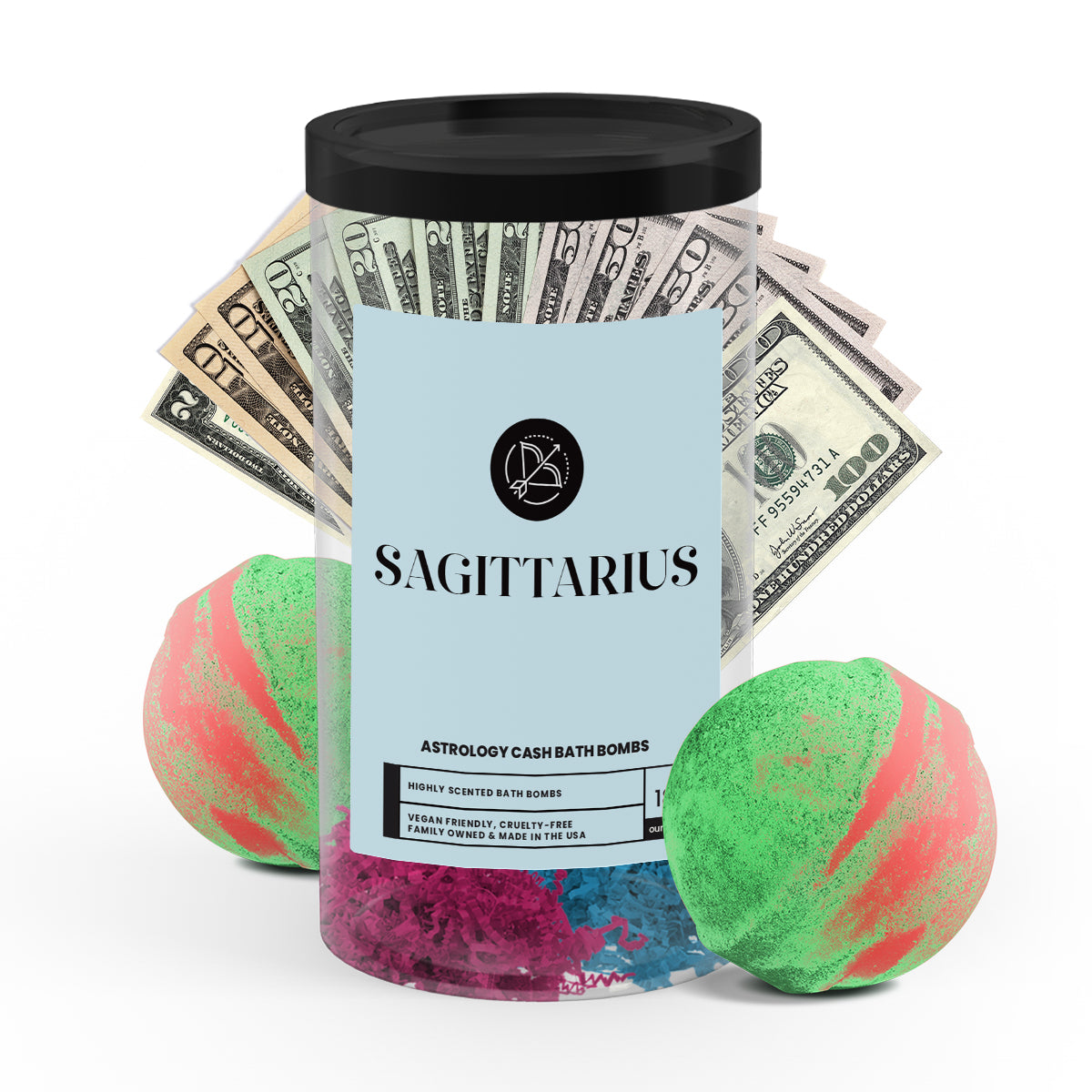 Sagittarius Astrology Cash Bath Bombs