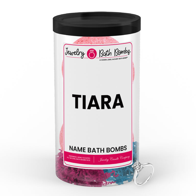TIARA Name Jewelry Bath Bomb Tube