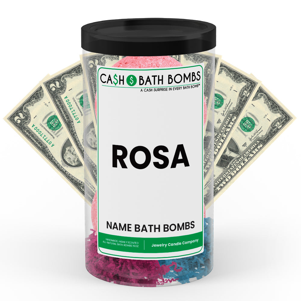 ROSA Name Cash Bath Bomb Tube