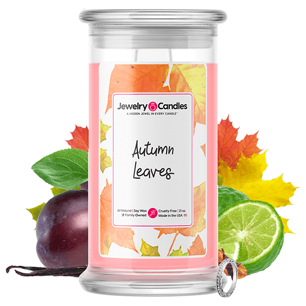Autumn Leaves Jewelry Candle