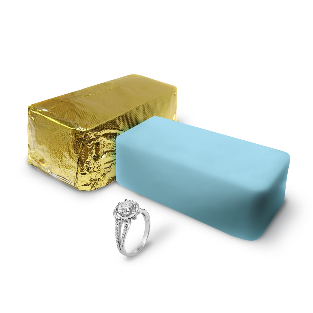 BLUEBERRY MUFFIN GIANT GOLD BAR JEWELRY WAX MELT