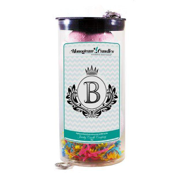 Letter B | Monogram Bath Bombs-Jewelry Bath Bombs-The Official Website of Jewelry Candles - Find Jewelry In Candles!