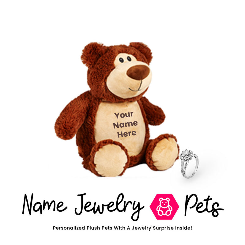 Bear-Brown Name Jewelry  Pet