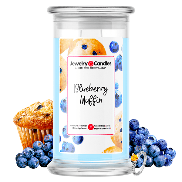 blueberry muffin jewelry candle