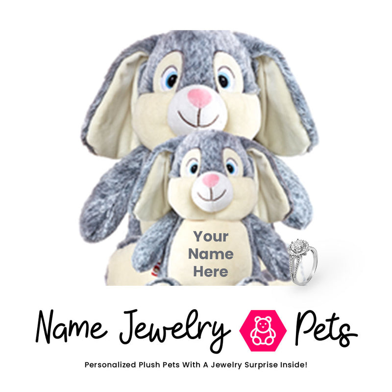 Bunnies Name Jewelry  Pet
