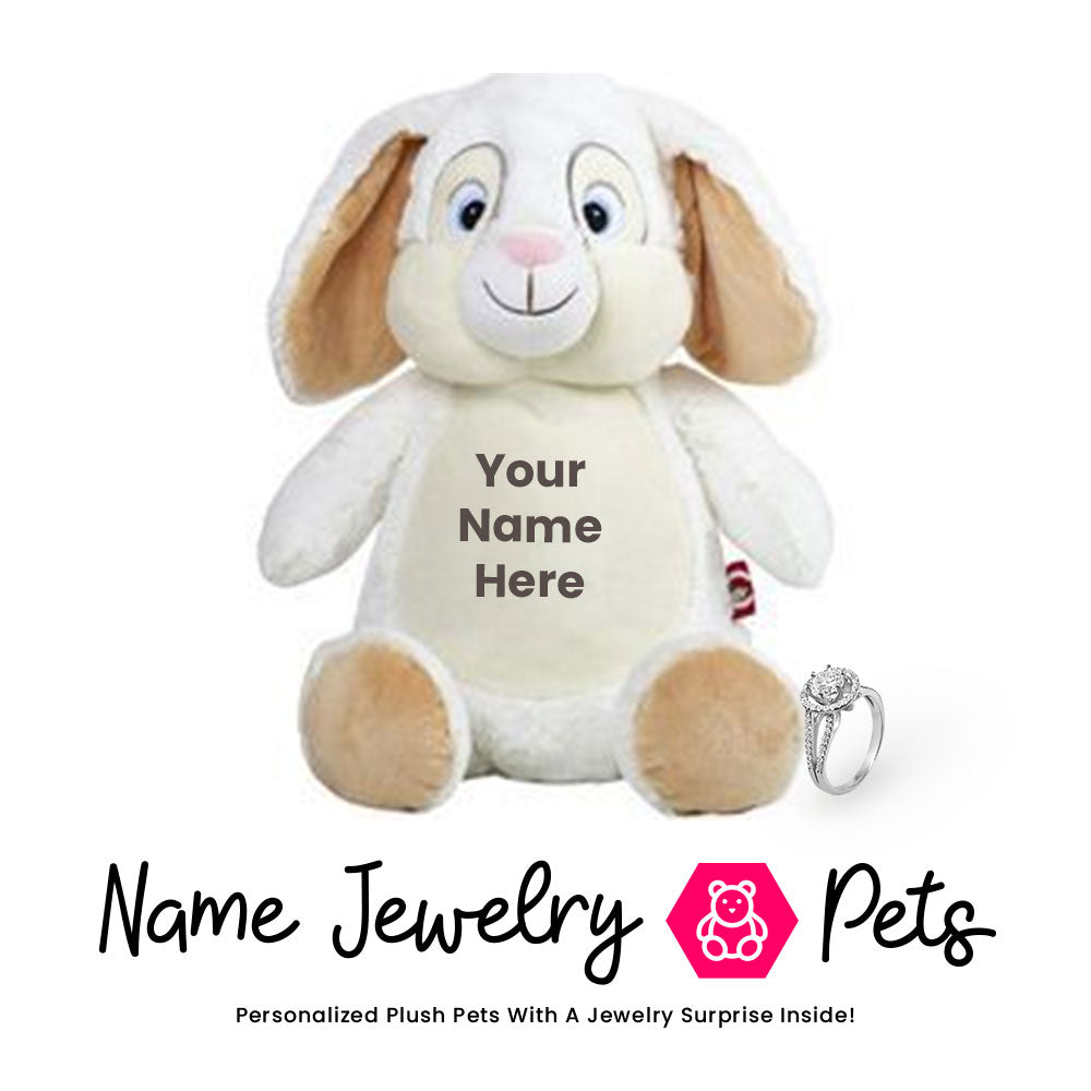 Bunny-White Name Jewelry Pet
