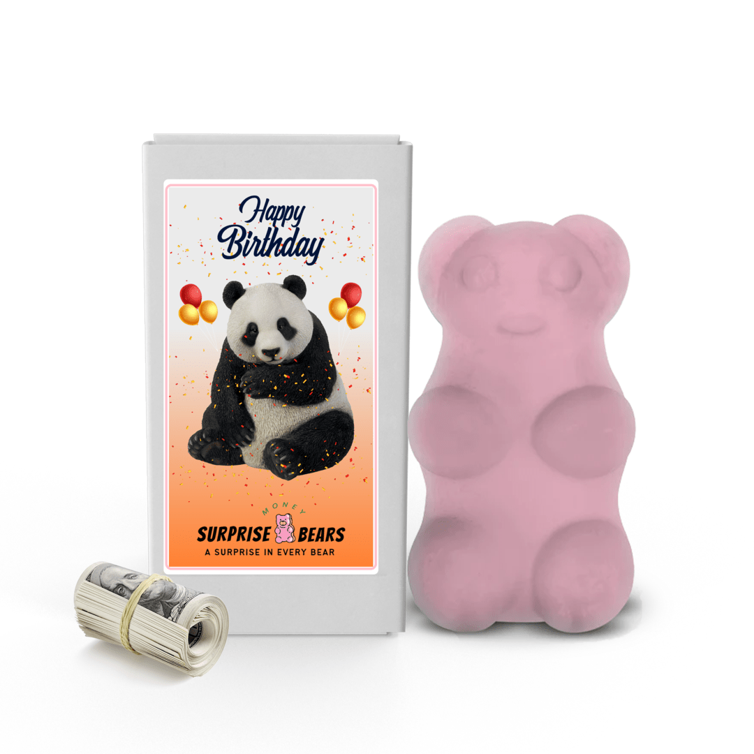 Happy Birthday Cash Surprise Bear