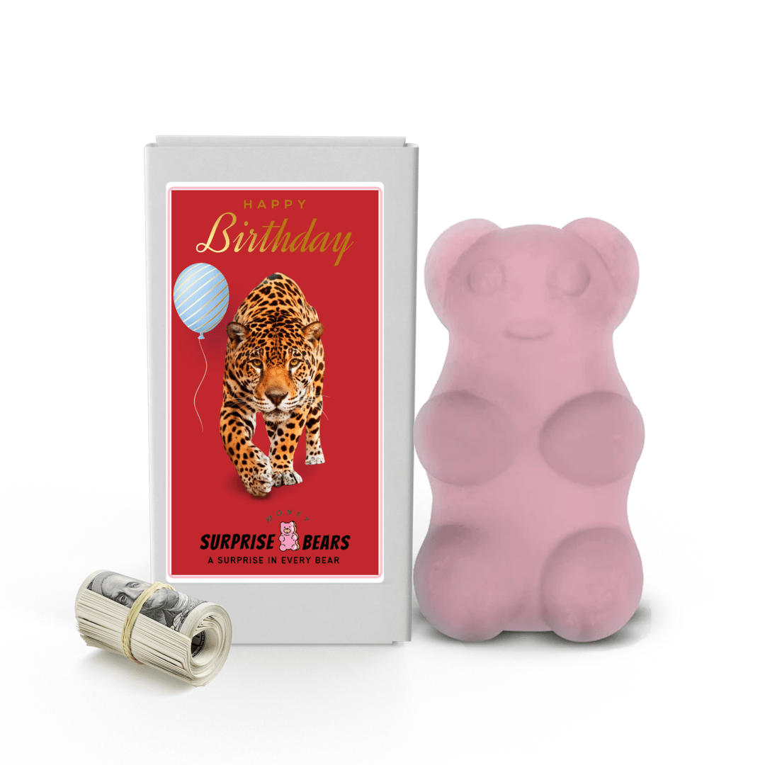 Happy Birthday Cash Surprise Bear