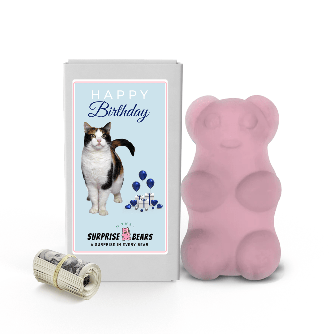 Happy Birthday Cash Surprise Bear