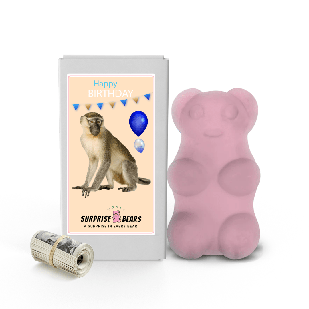 Happy Birthday Cash Surprise Bear