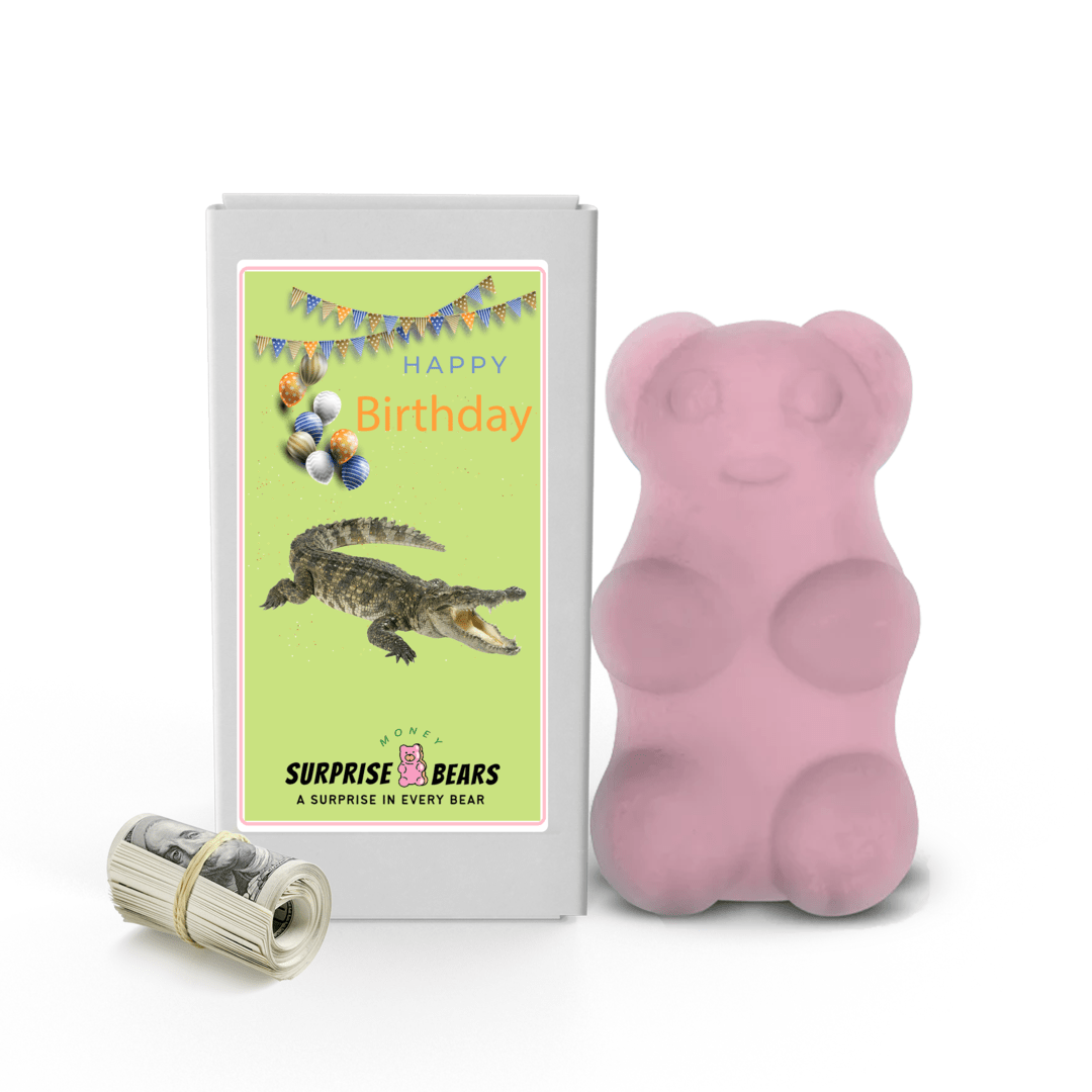 Happy Birthday Cash Surprise Bear