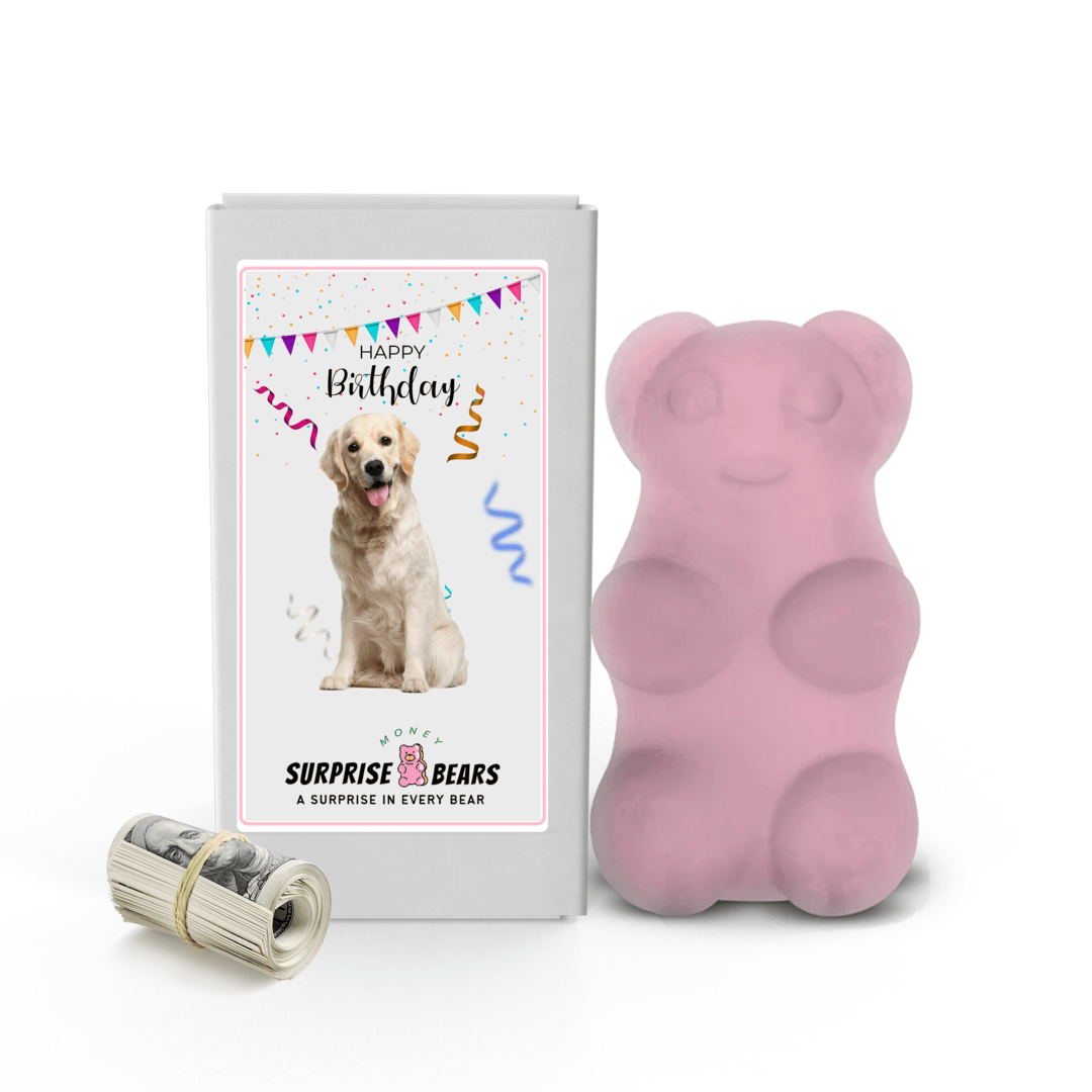 Happy Birthday Cash Surprise Bear