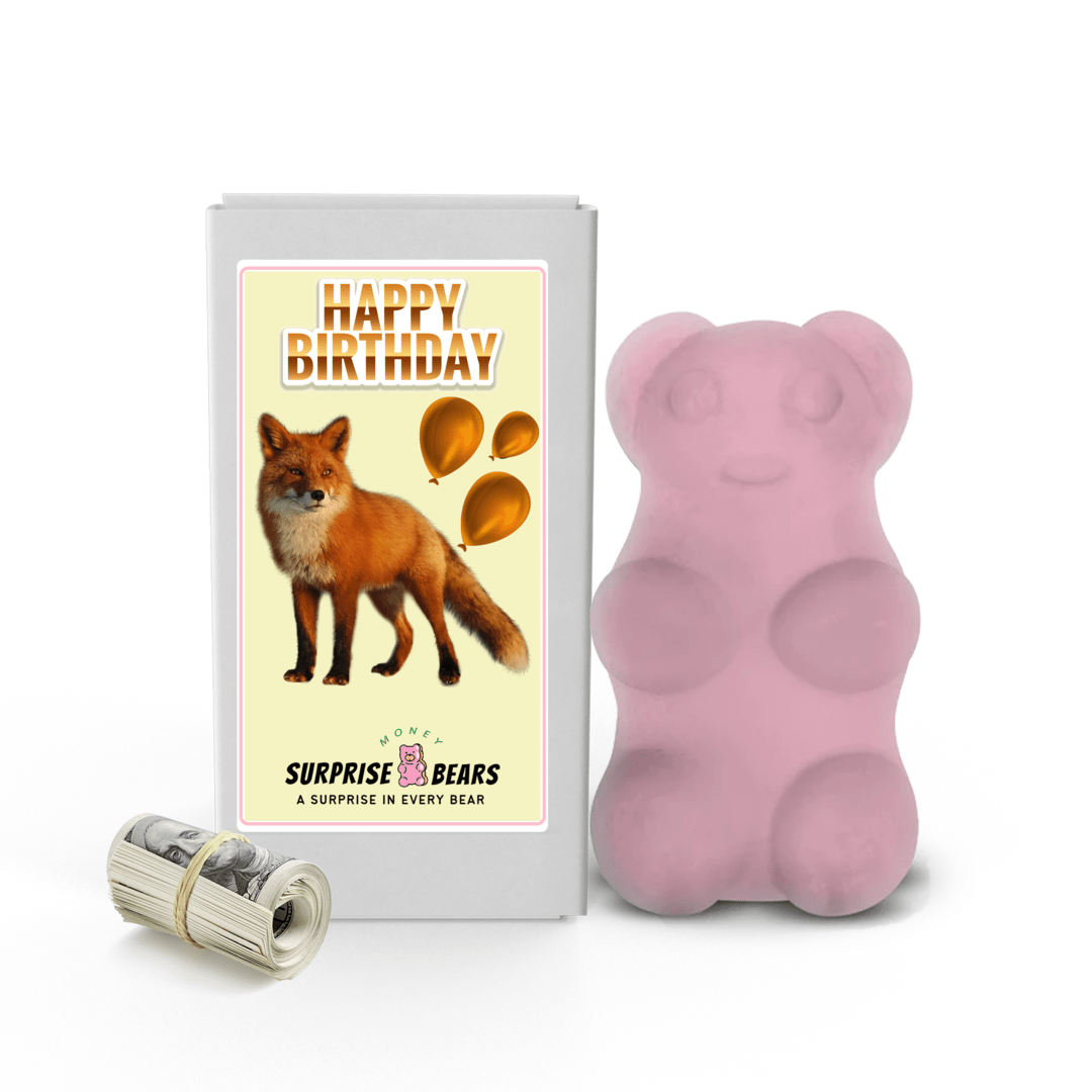 Happy Birthday Cash Surprise Bear