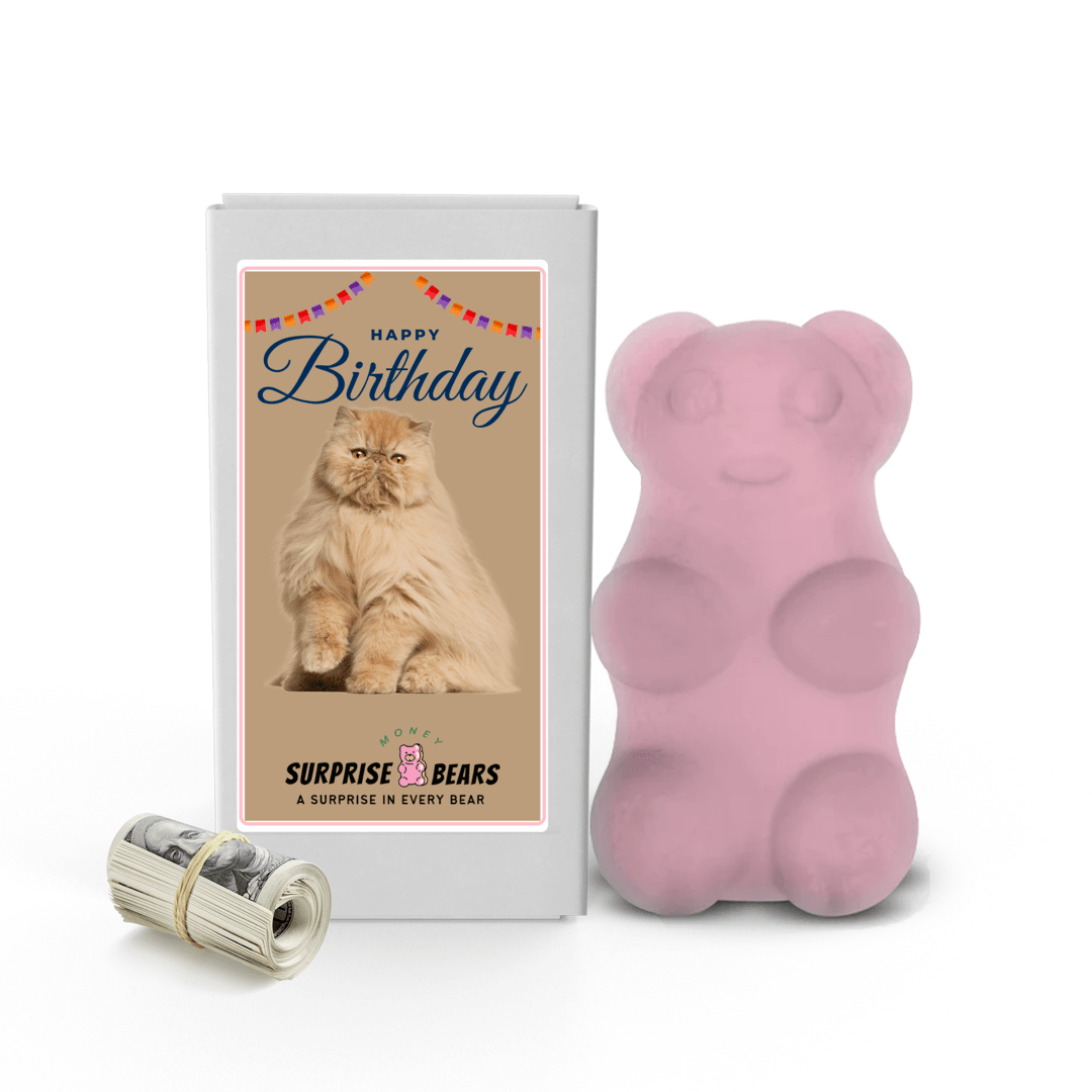 Happy Birthday Cash Surprise Bear