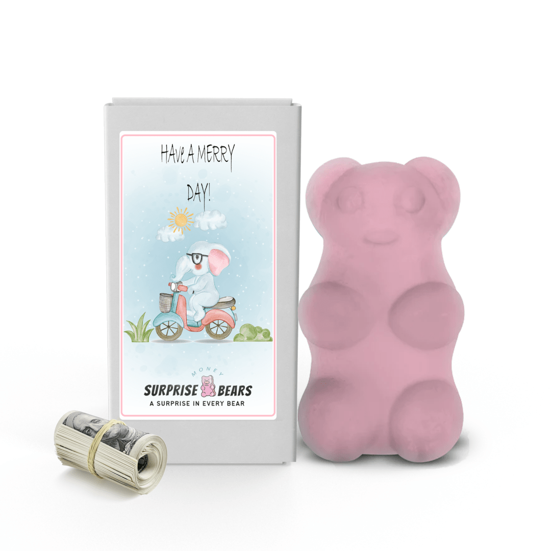 Happy Birthday Cash Surprise Bear