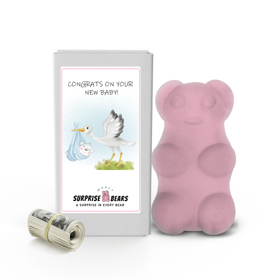 Happy Birthday Cash Surprise Bear