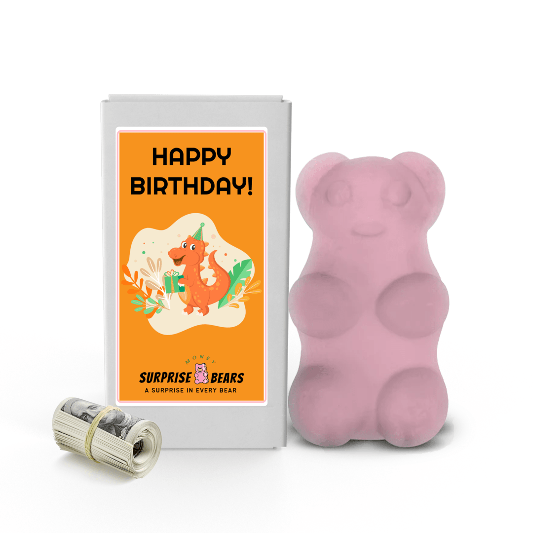 Happy Birthday Cash Surprise Bear