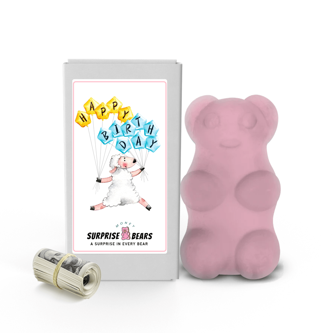 Happy Birthday Cash Surprise Bear