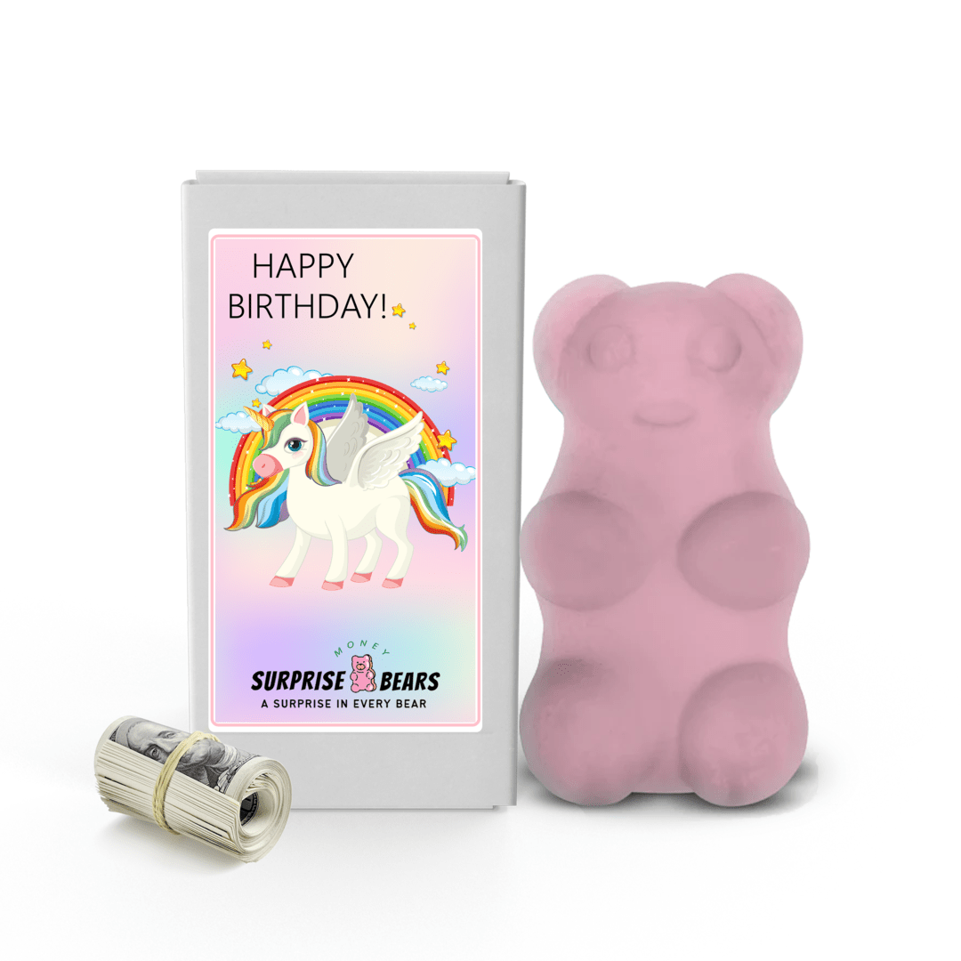 Happy Birthday Cash Surprise Bear