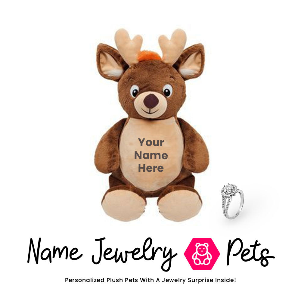 Deer Name Jewelry Pet