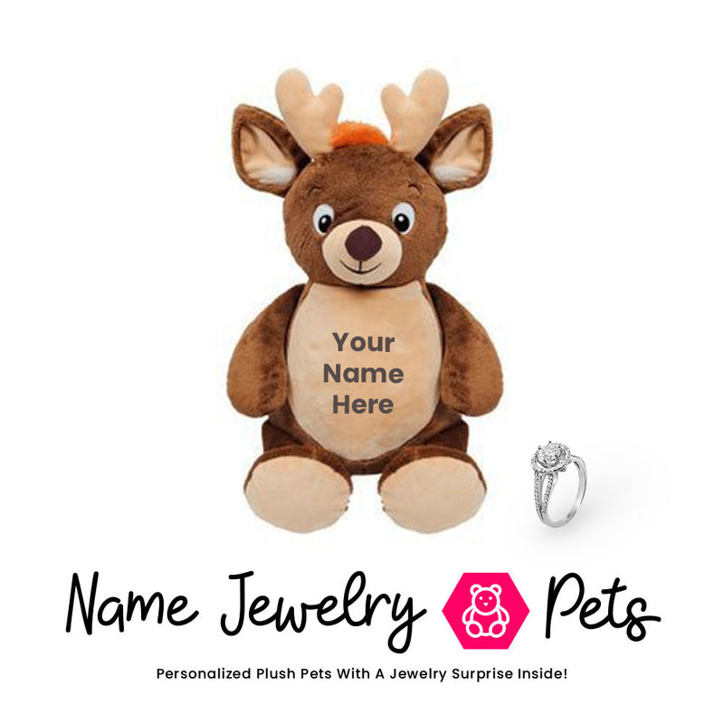 Deer Name Jewelry  Pet