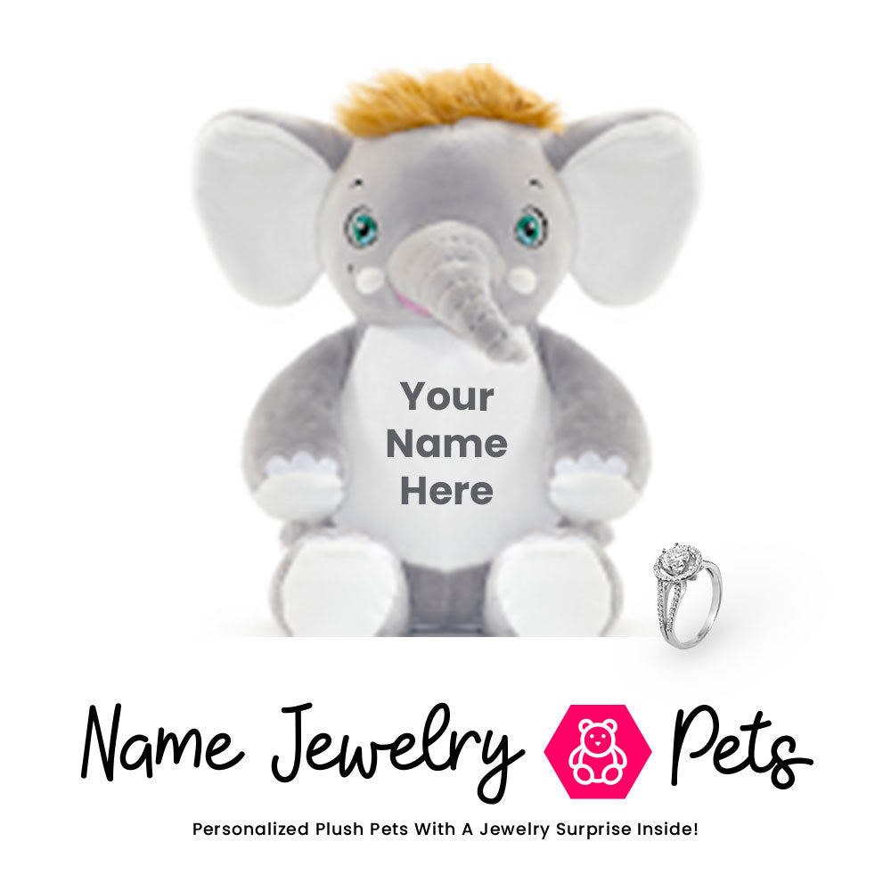 Elephant-2 Name Jewelry Pet