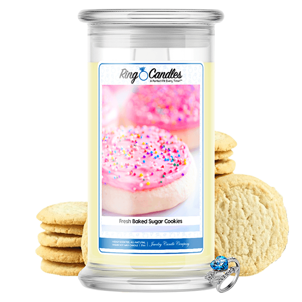 Fresh Baked Sugar Cookies Ring Candle