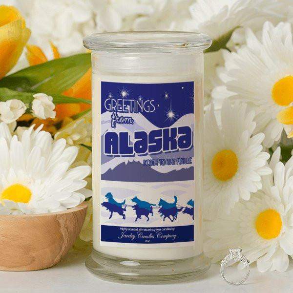 Greetings From Alaska - Greetings From Candles-Greetings From Candles-The Official Website of Jewelry Candles - Find Jewelry In Candles!