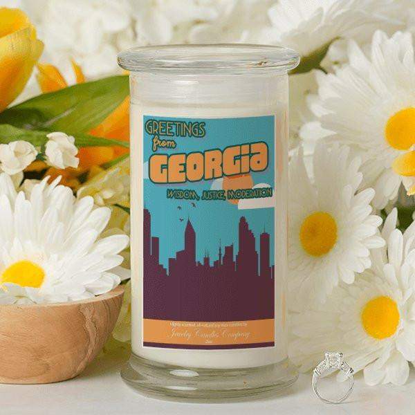 Greetings From Georgia - Greetings From Candles-Greetings From Candles-The Official Website of Jewelry Candles - Find Jewelry In Candles!