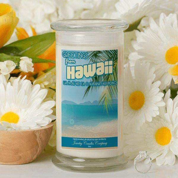Greetings From Hawaii - Greetings From Candles-Greetings From Candles-The Official Website of Jewelry Candles - Find Jewelry In Candles!