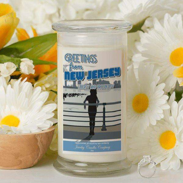 Greetings From New Jersey - Greetings From Candles-Greetings From Candles-The Official Website of Jewelry Candles - Find Jewelry In Candles!
