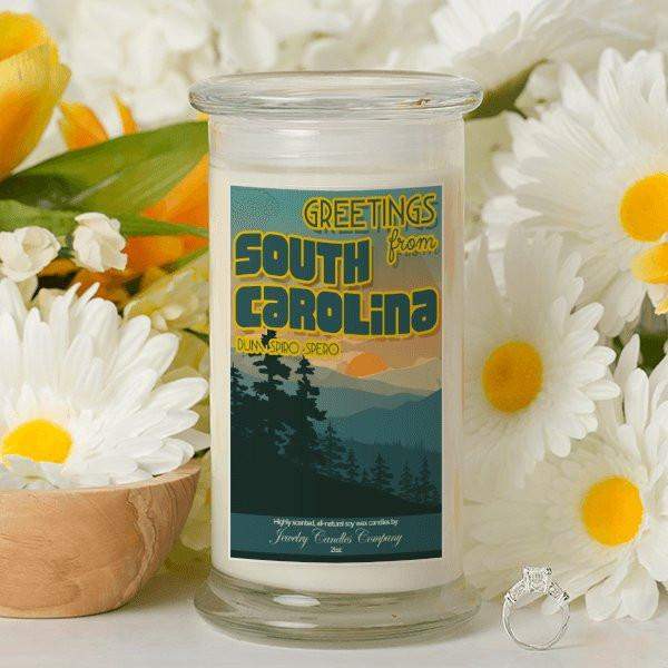 Greetings From South Carolina - Greetings From Candles-Greetings From Candles-The Official Website of Jewelry Candles - Find Jewelry In Candles!