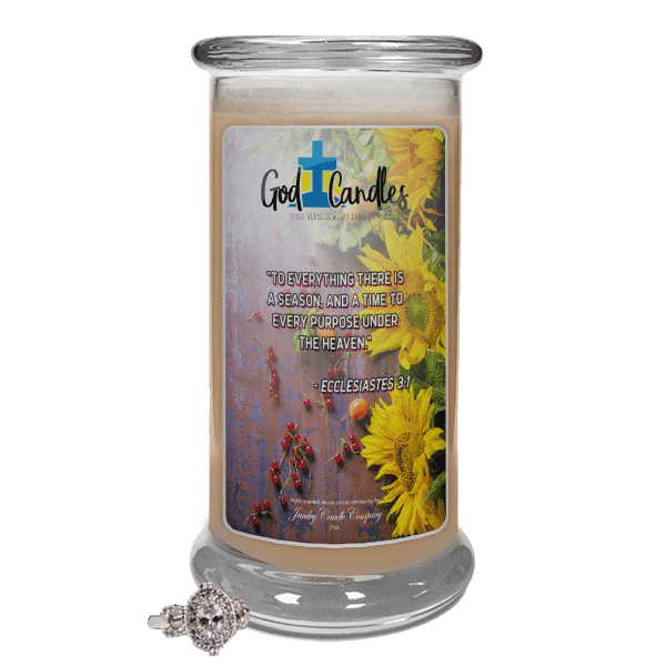 Ecclesiastes 3:1 Verse | God Candle®-God Candle | Bible Verse Jewelry Candles™-The Official Website of Jewelry Candles - Find Jewelry In Candles!