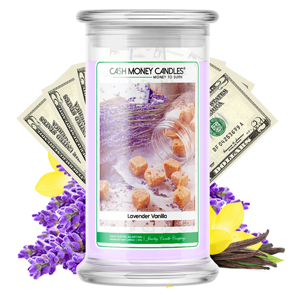 Lavender Vanilla Cash Candle