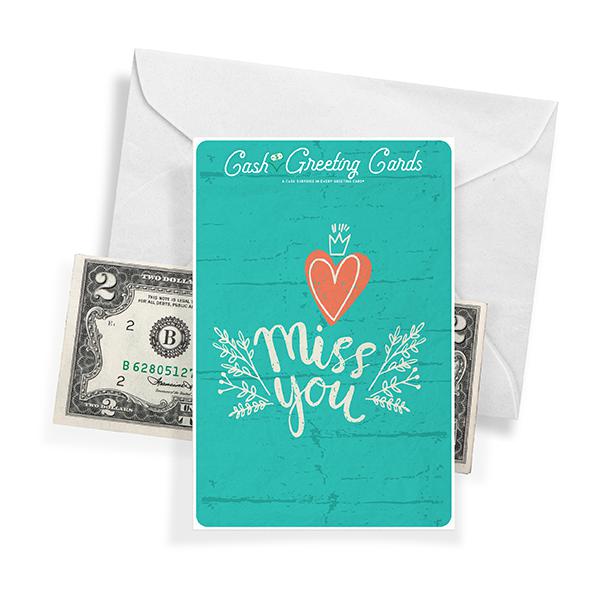 Miss You | Cash Greeting Cards®-Cash Greeting Cards-The Official Website of Jewelry Candles - Find Jewelry In Candles!