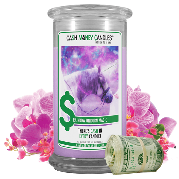 Rainbow Unicorn Magic | Cash Money Candle®-Cash Money Candles®-The Official Website of Jewelry Candles - Find Jewelry In Candles!