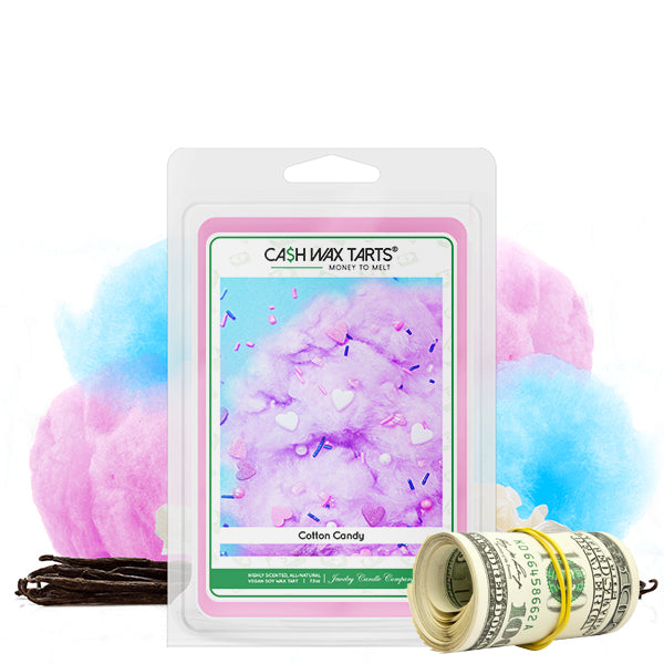 Cotton Candy | Cash Wax Melt-Cash Wax Melts-The Official Website of Jewelry Candles - Find Jewelry In Candles!