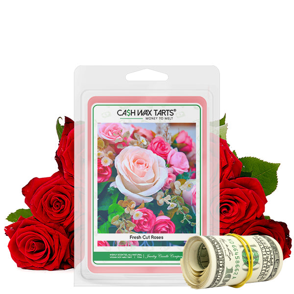 Fresh Cut Roses | Cash Wax Melt-Cash Wax Melts-The Official Website of Jewelry Candles - Find Jewelry In Candles!