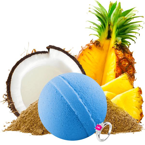 Tiki Party | Single Ring Bath Bomb®-Single Ring Bath Bomb®-The Official Website of Jewelry Candles - Find Jewelry In Candles!