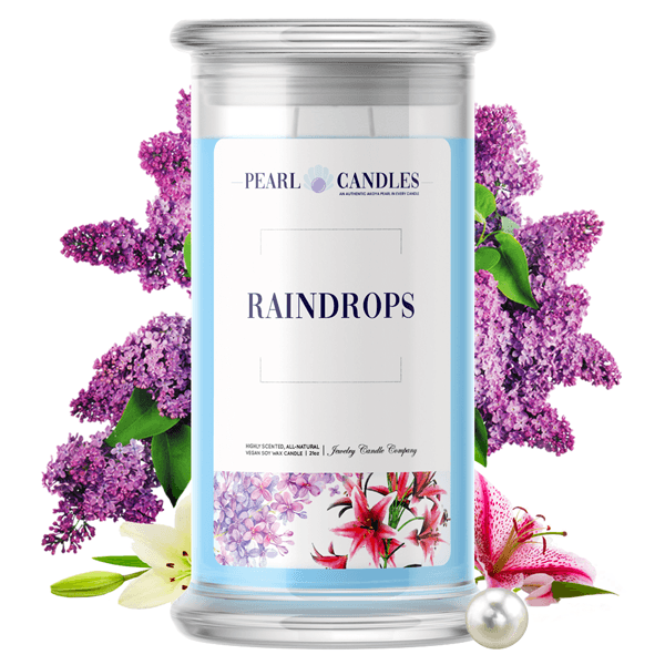 Raindrops | Pearl Candle®-Pearl Candles®-The Official Website of Jewelry Candles - Find Jewelry In Candles!