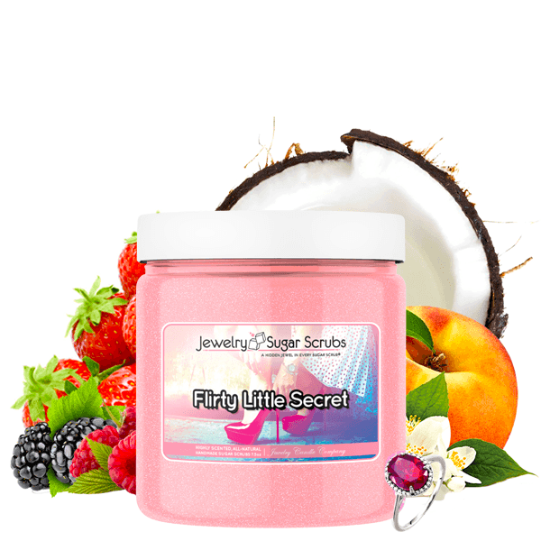 Flirty Little Secret | Single Jewelry Sugar Scrub®-Jewelry Sugar Scrub®-The Official Website of Jewelry Candles - Find Jewelry In Candles!