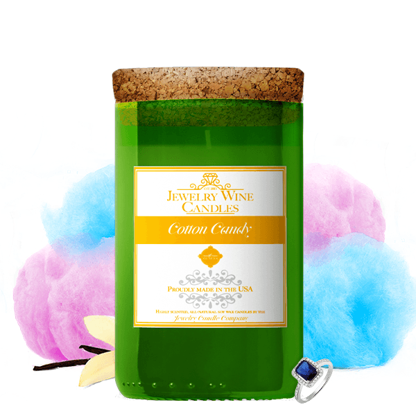Cotton Candy Jewelry Wine Candle — Jewelry Candles®