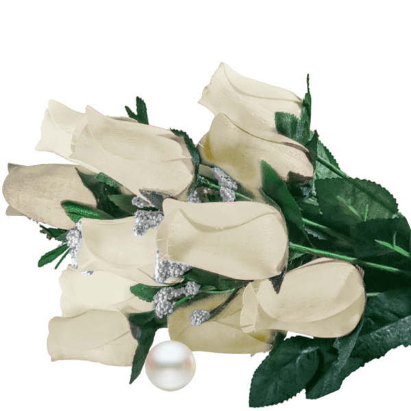Cream Bouquet Pearl Roses
