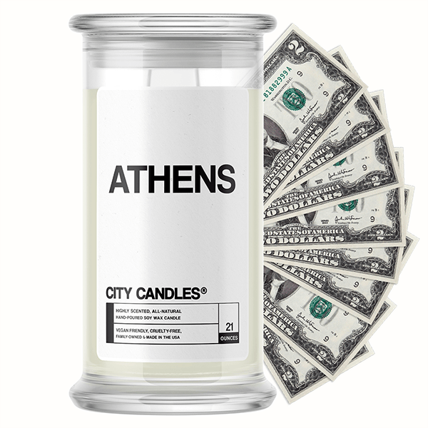 Athens City Cash Candle