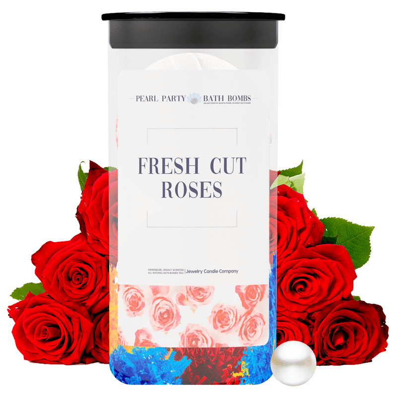 Fresh Cut Roses Pearl Party Bath Bombs Twin Pack