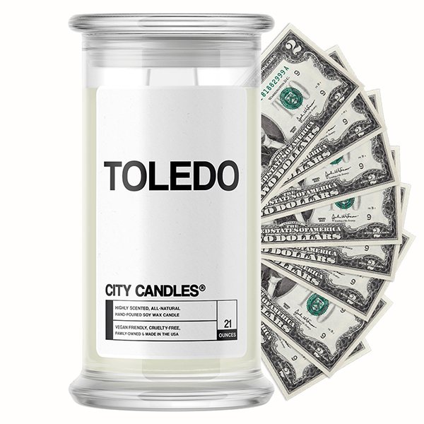 Toledo City Cash Candle
